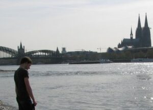 Köln mit Rhein und Dom